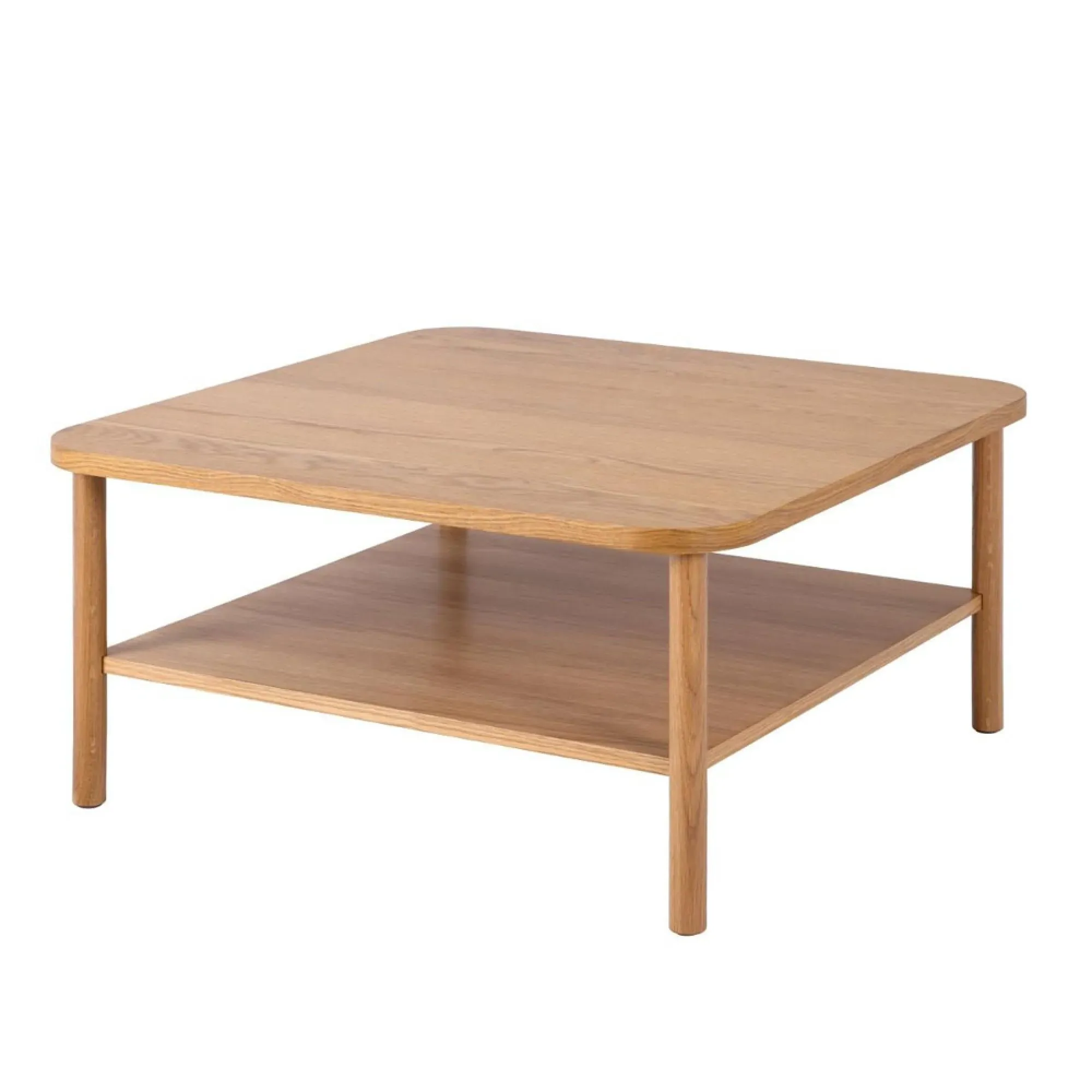 Banbury Oak Square Coffee Table - Lacquered Oak