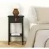 Barcelona 1 Drawer Bedside Table - Matt Black