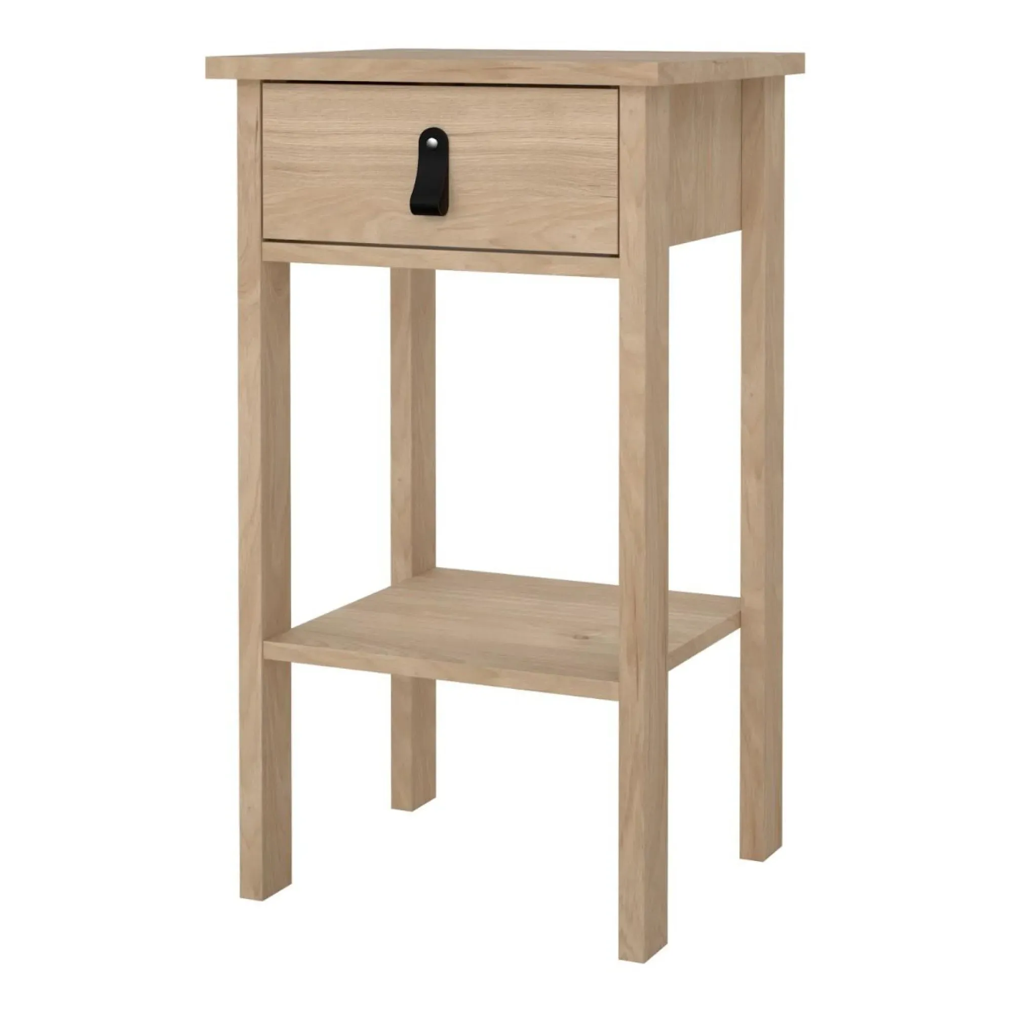 Barcelona 1 Drawer Bedside Table - Oak