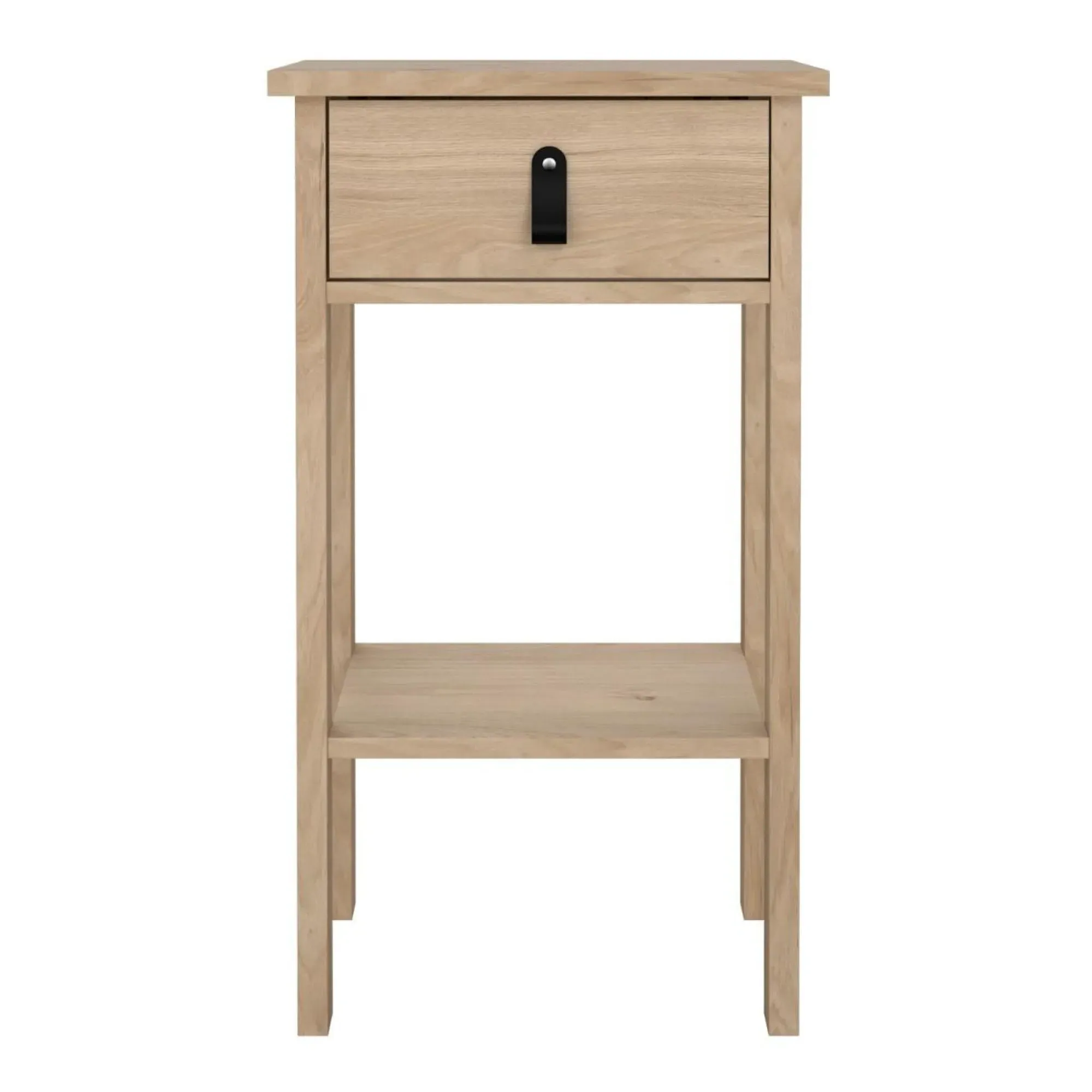 Barcelona 1 Drawer Bedside Table - Oak