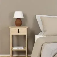 Barcelona 1 Drawer Bedside Table - Oak