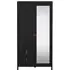 Barcelona 2 Door Combi Wardrobe - Black