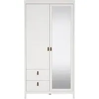 Barcelona 2 Door Combi Wardrobe - White