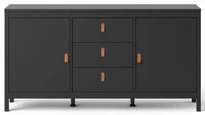 Barcelona 2 Door Sideboard - Black