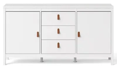 Barcelona 2 Door Sideboard - White image