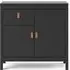 Barcelona 2 Door Small Sideboard - Black