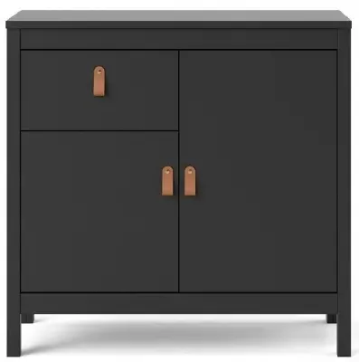 Barcelona 2 Door Small Sideboard - Black