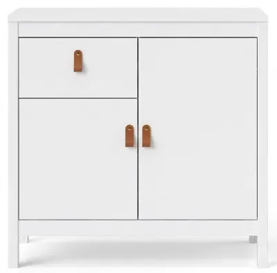 Barcelona 2 Door Small Sideboard - White image