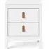 Barcelona 2 Drawer Bedside Cabinet - White