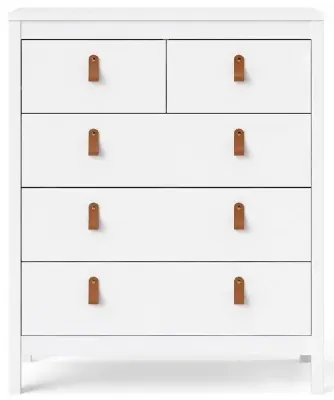 Barcelona 3+2 Drawer Chest - White image