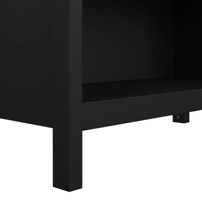 Barcelona 5 Shelf Bookcase - Black