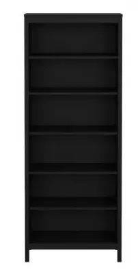 Barcelona 5 Shelf Bookcase - Black