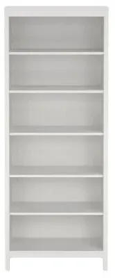 Barcelona 5 Shelf Bookcase - White image