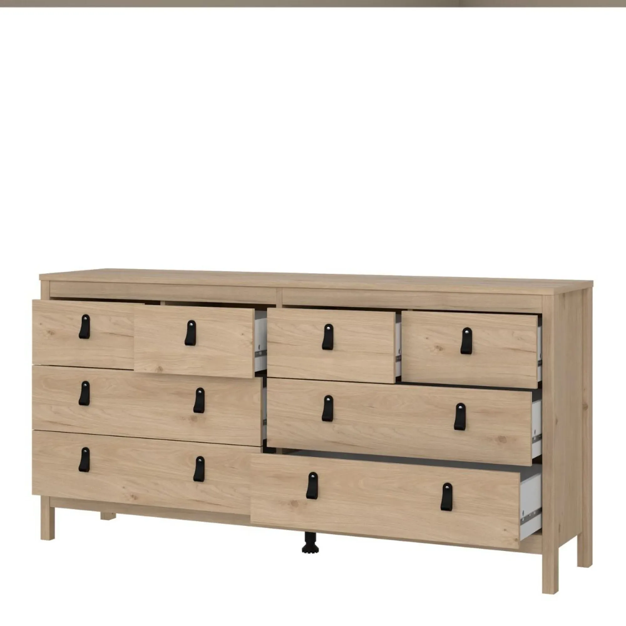 Barcelona Jackson 8-Drawer Chest - Hickory Oak