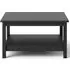Barcelona Square Coffee Table - Matt Black