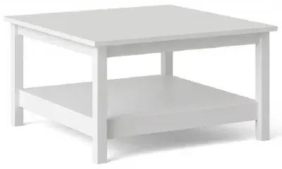 Barcelona Square Coffee Table - White image