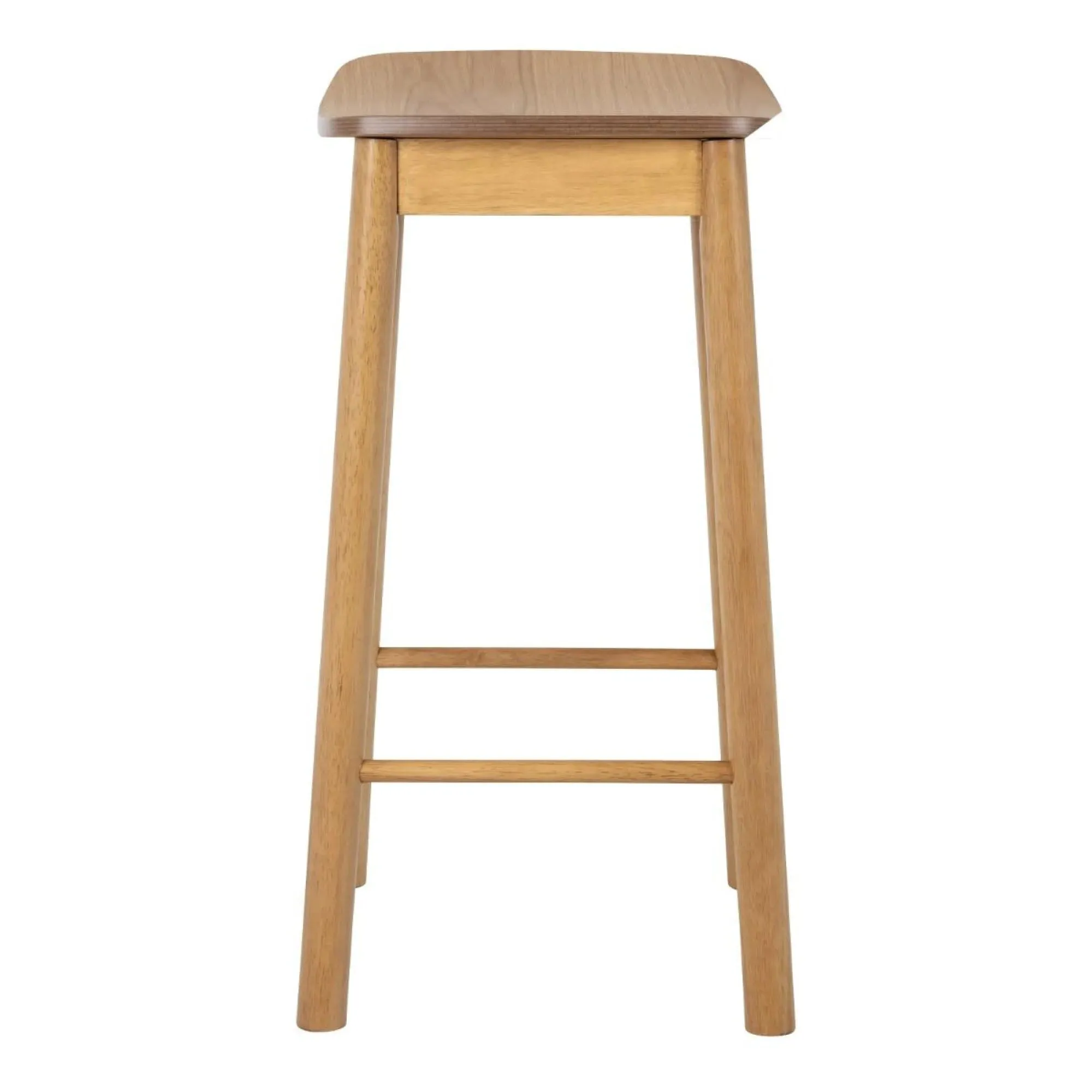 Barlow Backless Bar Stool Set of 2 - Oak
