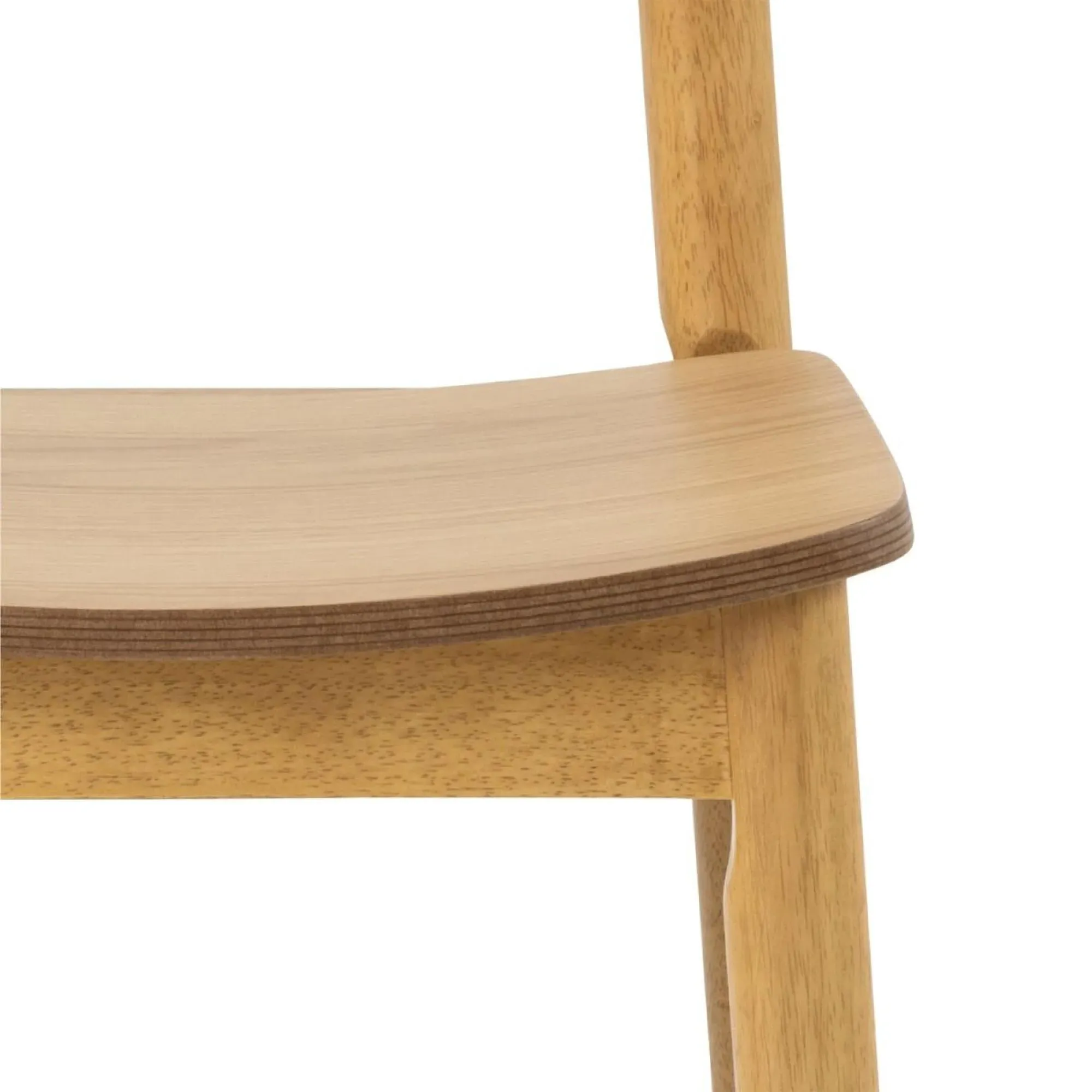 Barlow Dining Chair Set of 2 - Oak Effect