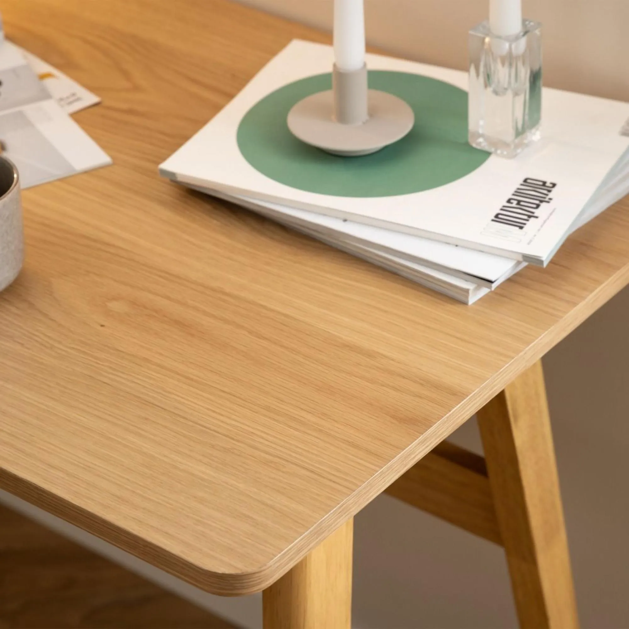 Barnett Office Desk - Oak