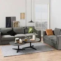 Barnsley Small Coffee Table - Black, Ceramic