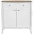 Baroque 2 Door Small Sideboard - White