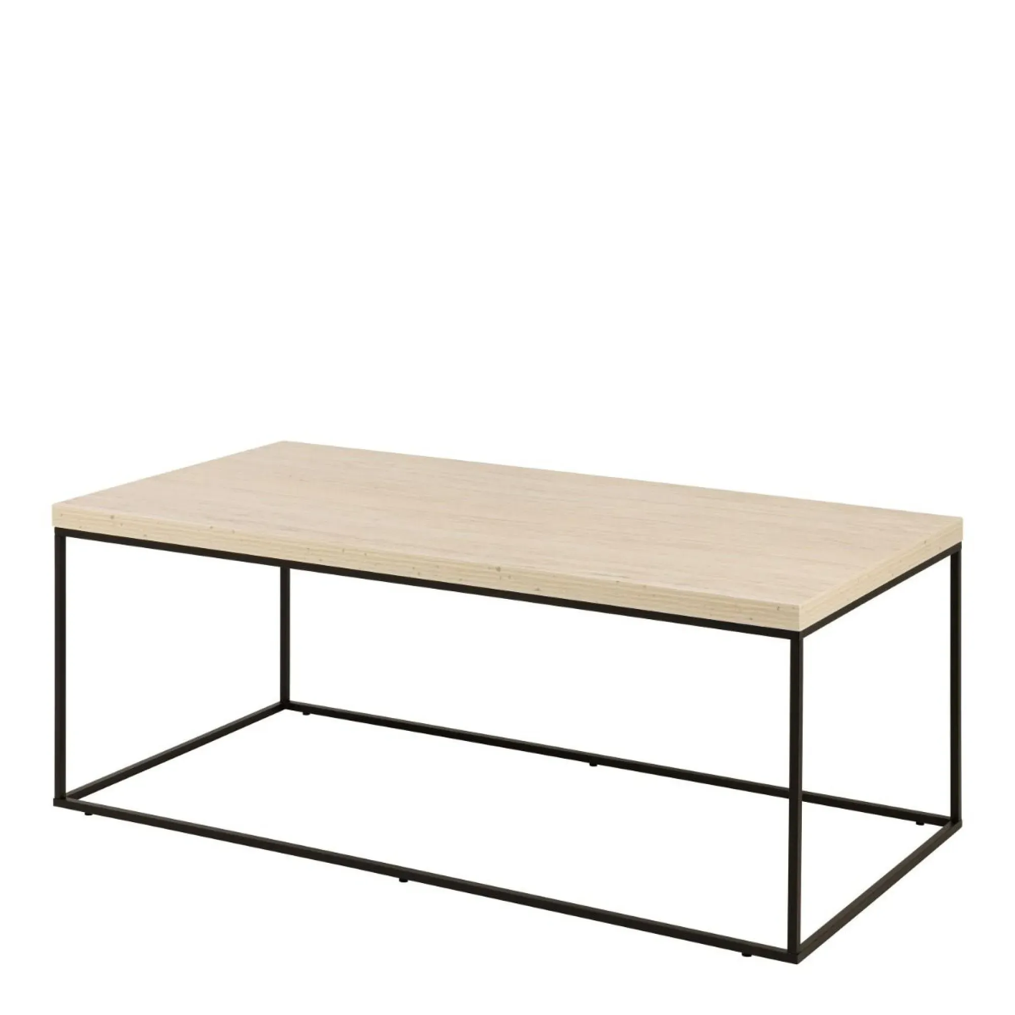 Barossa Coffee Table - Brown, Faux Travertine