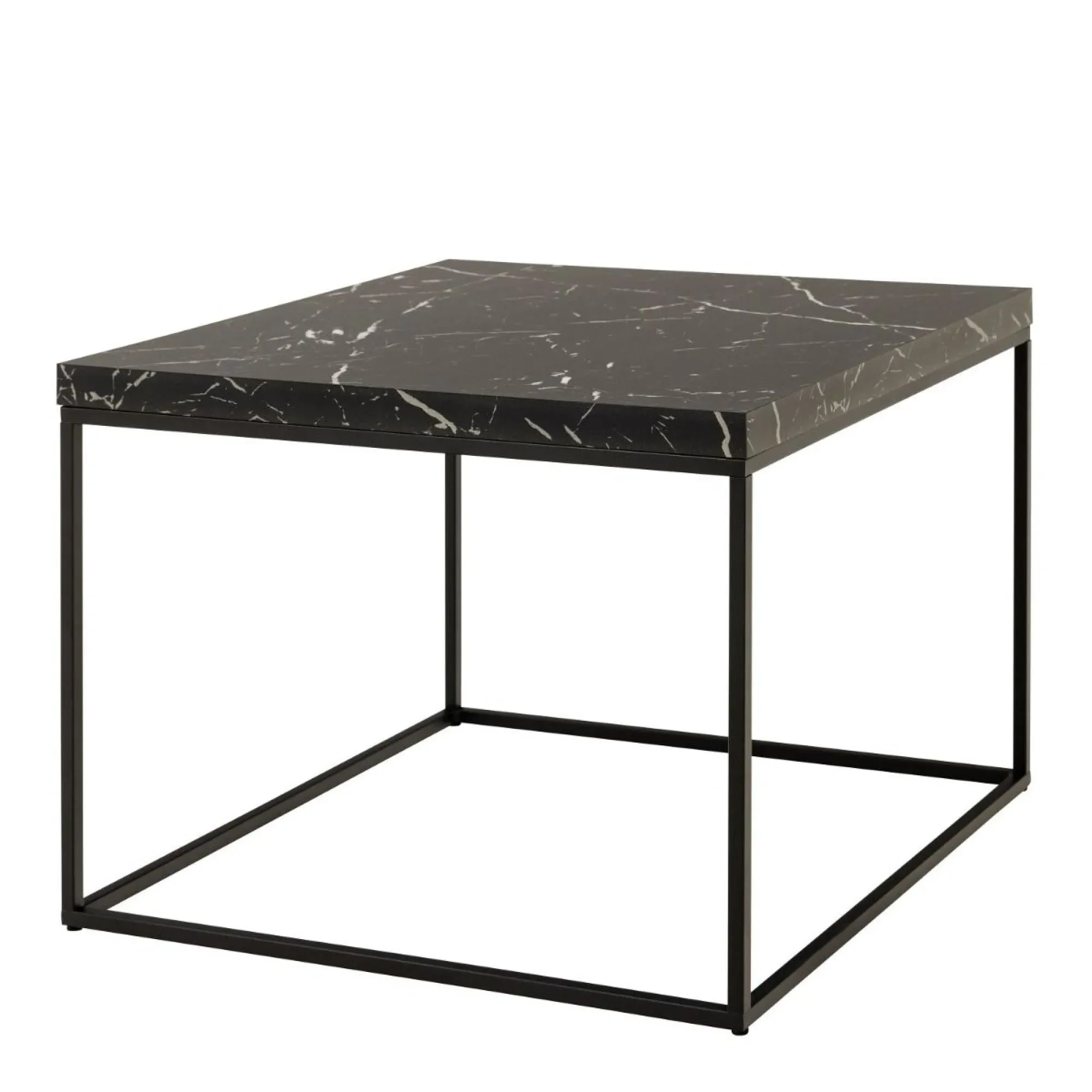Barossa Square Coffee Table - Black, Marble
