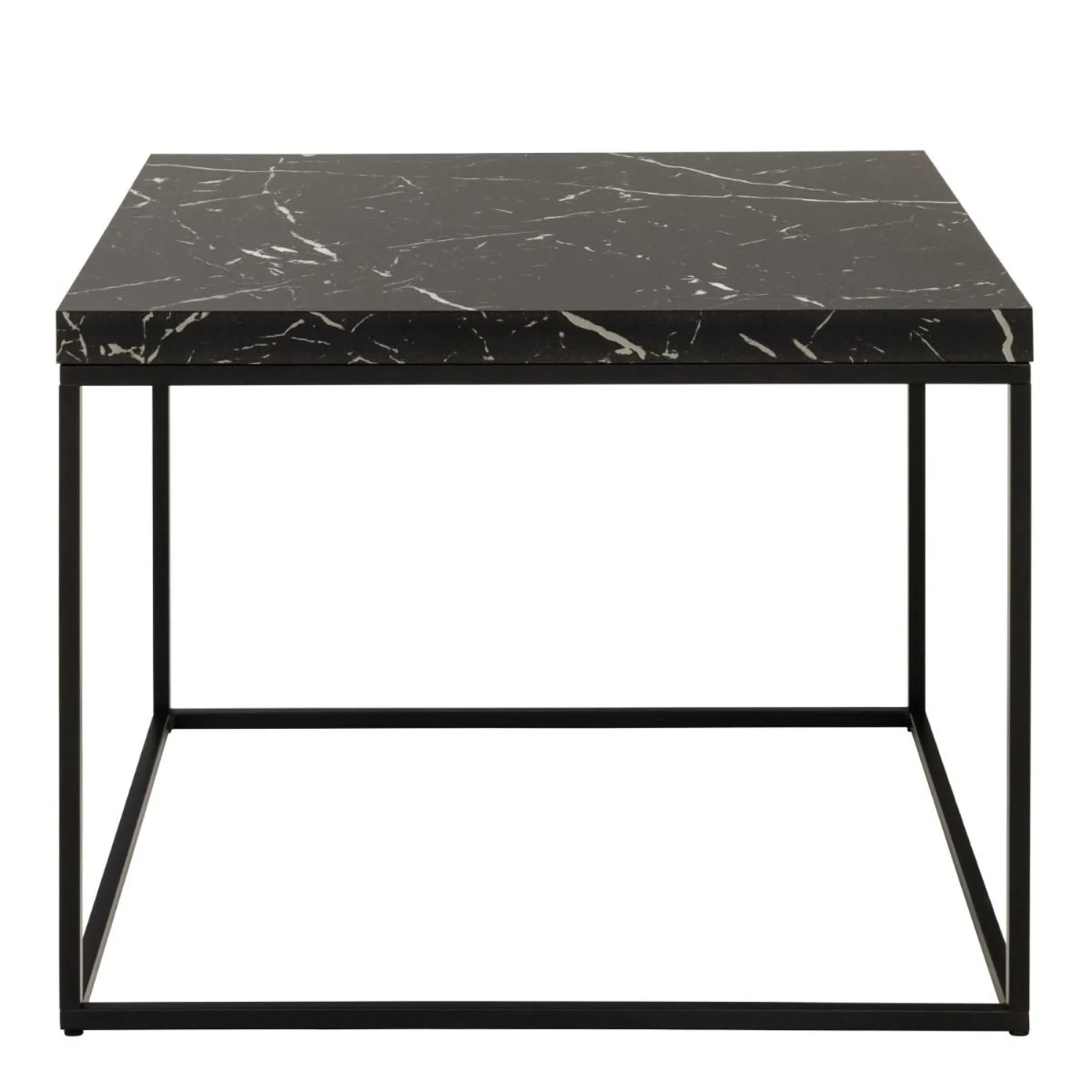Barossa Square Coffee Table - Black, Marble