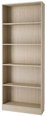 Basic Wide Bookcase - Oak image
