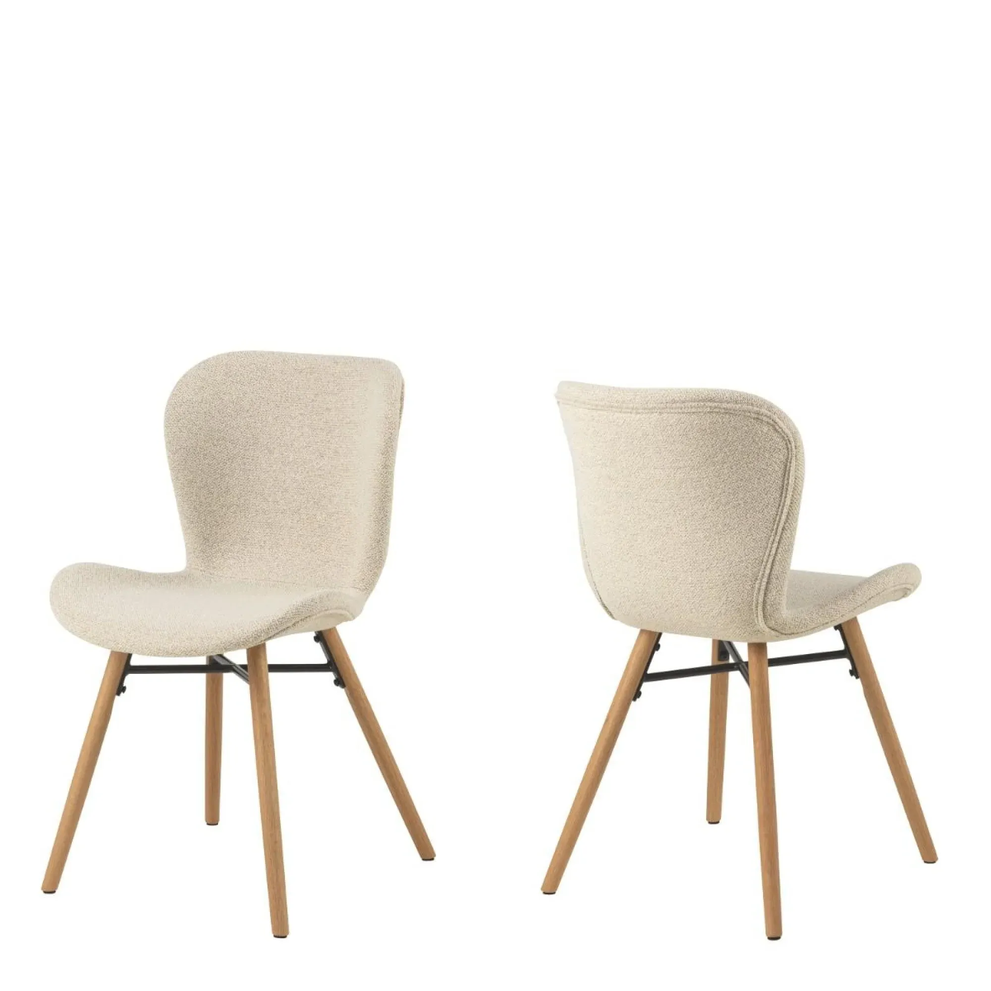 Batilda Dining Chair - Cream, Fabric