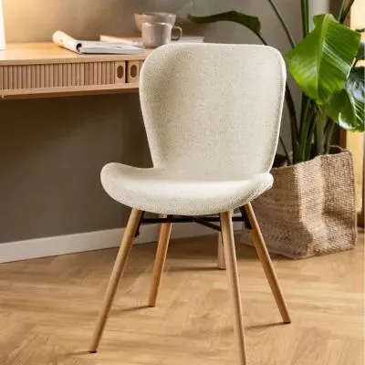 Batilda Dining Chair - Cream, Fabric image