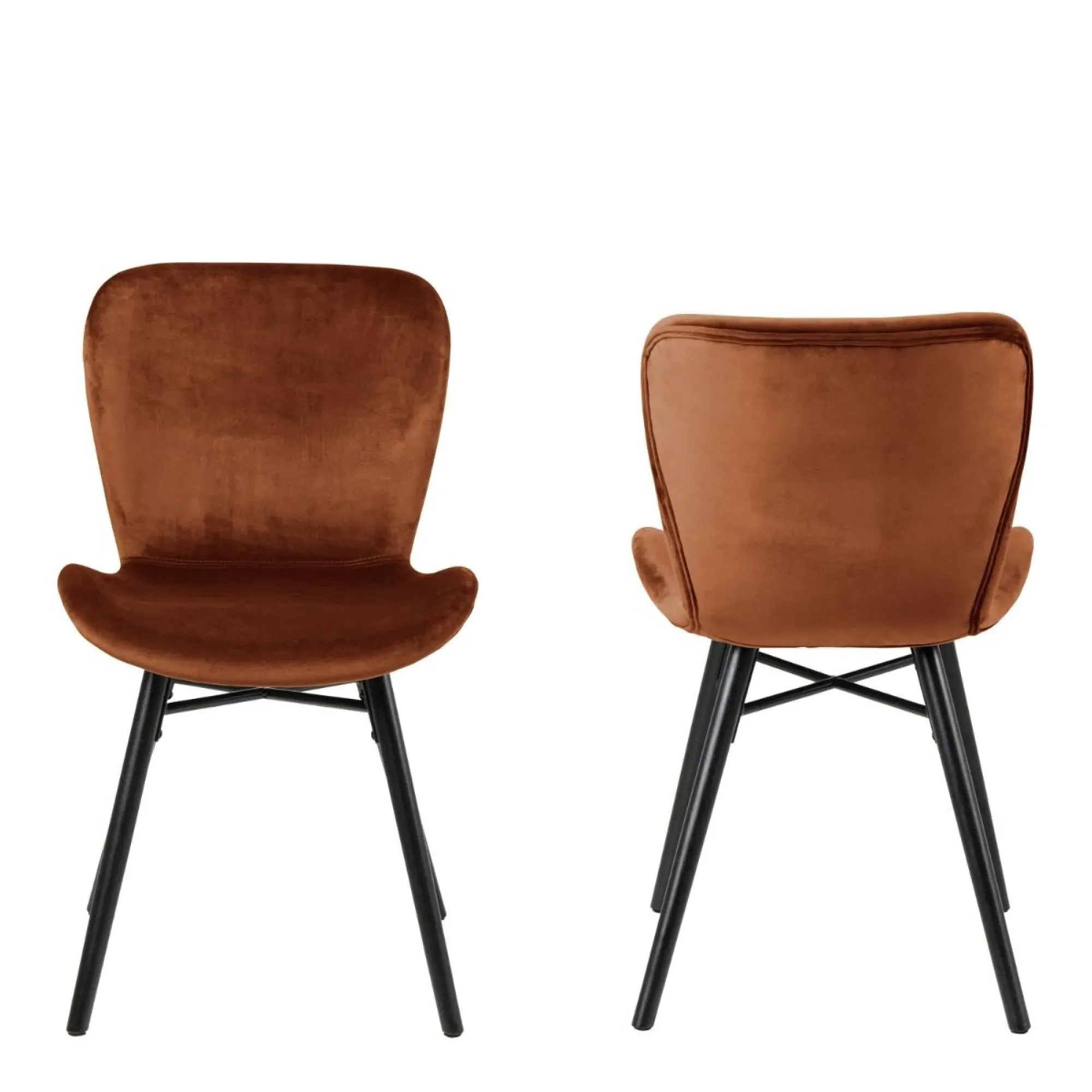 Batilda Swivel Dining Chair - Copper, Fabric