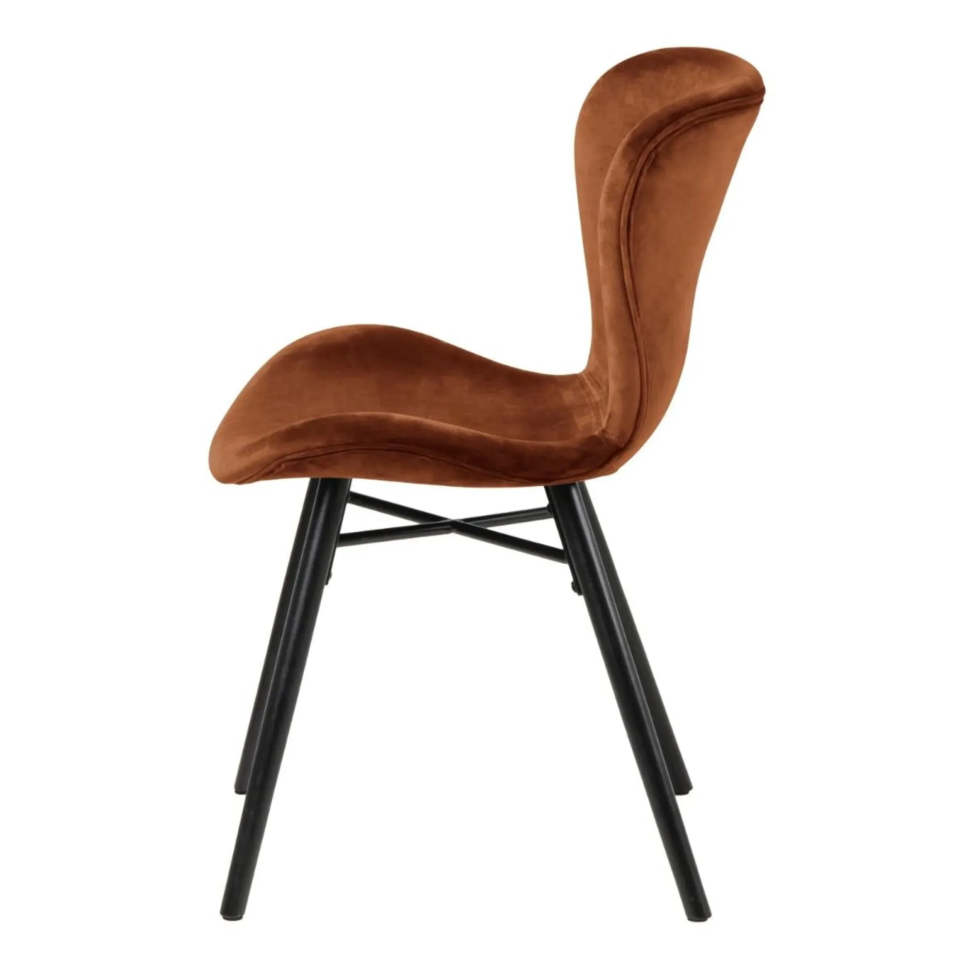Batilda Swivel Dining Chair - Copper, Fabric