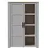 Bohol 2 Door Display Cabinet - Grey, Riviera Oak