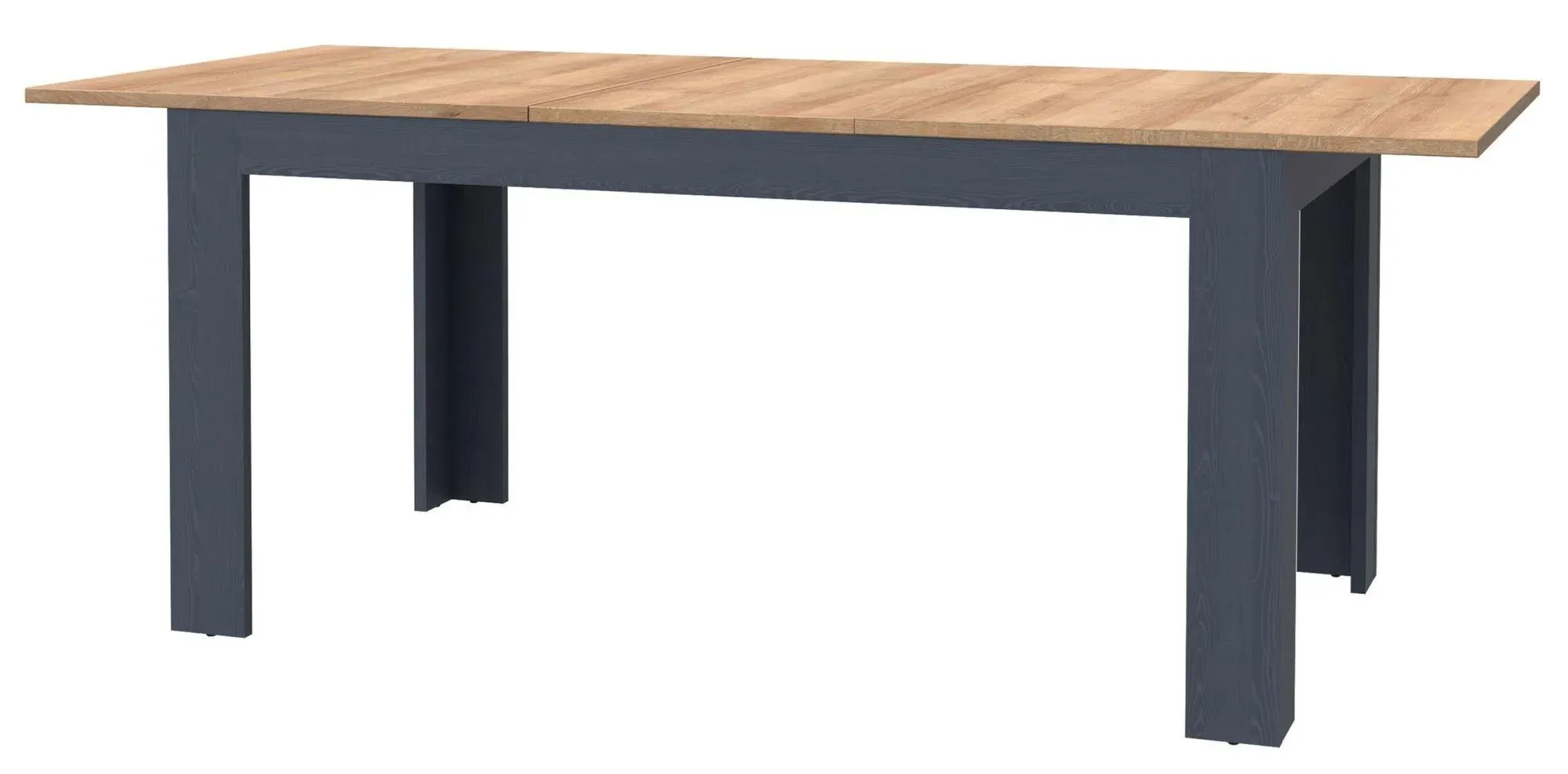 Bohol 6-8 Seater Extendable Dining Table - Navy, Oak