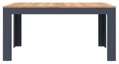 Bohol 6-8 Seater Extendable Dining Table - Navy, Oak