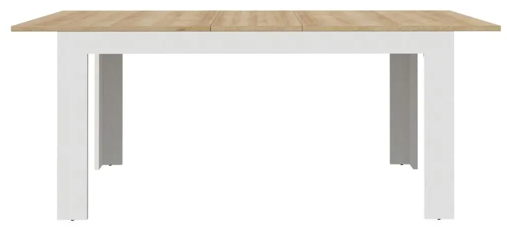 Bohol 6-8 Seater Extendable Dining Table - White, Oak