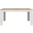 Bohol 6-8 Seater Extendable Dining Table - White, Oak