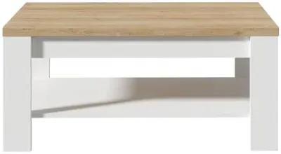 Bohol Coffee Table - White, Oak