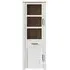 Bohol Narrow Display Cabinet - White, Oak