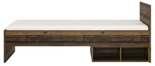 Brooklyn Single Bed Frame - Walnut