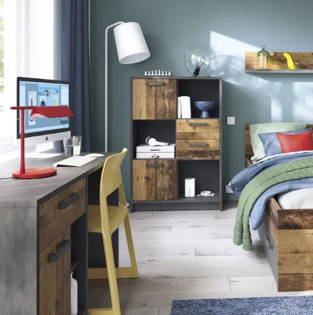 Brooklyn Single Bed Frame - Walnut