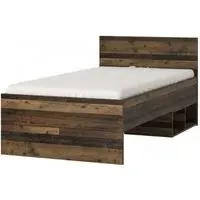 Brooklyn Single Bed Frame - Walnut