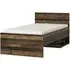 Brooklyn Single Bed Frame - Walnut