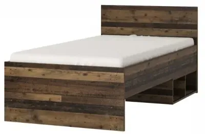 Brooklyn Single Bed Frame - Walnut image