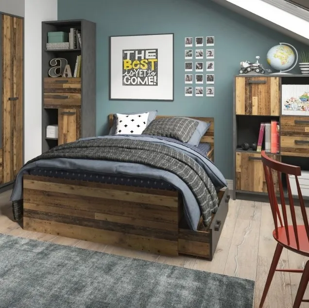 Brooklyn Small Double Bed Frame - Walnut