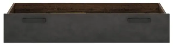 Brooklyn Underbed Drawer - Walnut, Dark Matera Grey