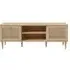 Calasetta 159cm TV Unit - Rattan Effect, Oak