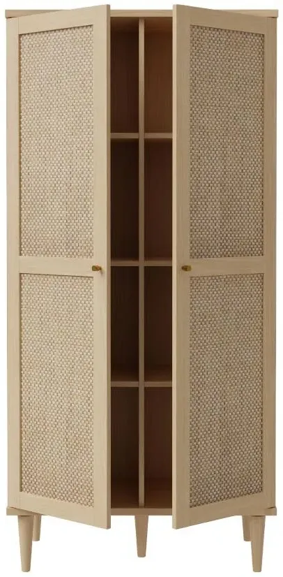 Calasetta 2 Door Hall Cabinet - Rattan