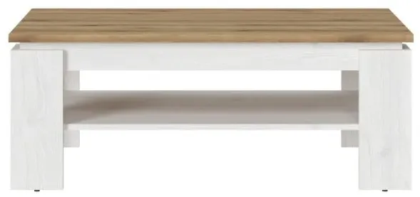 Celesto 110cm Coffee Table - White, Oak